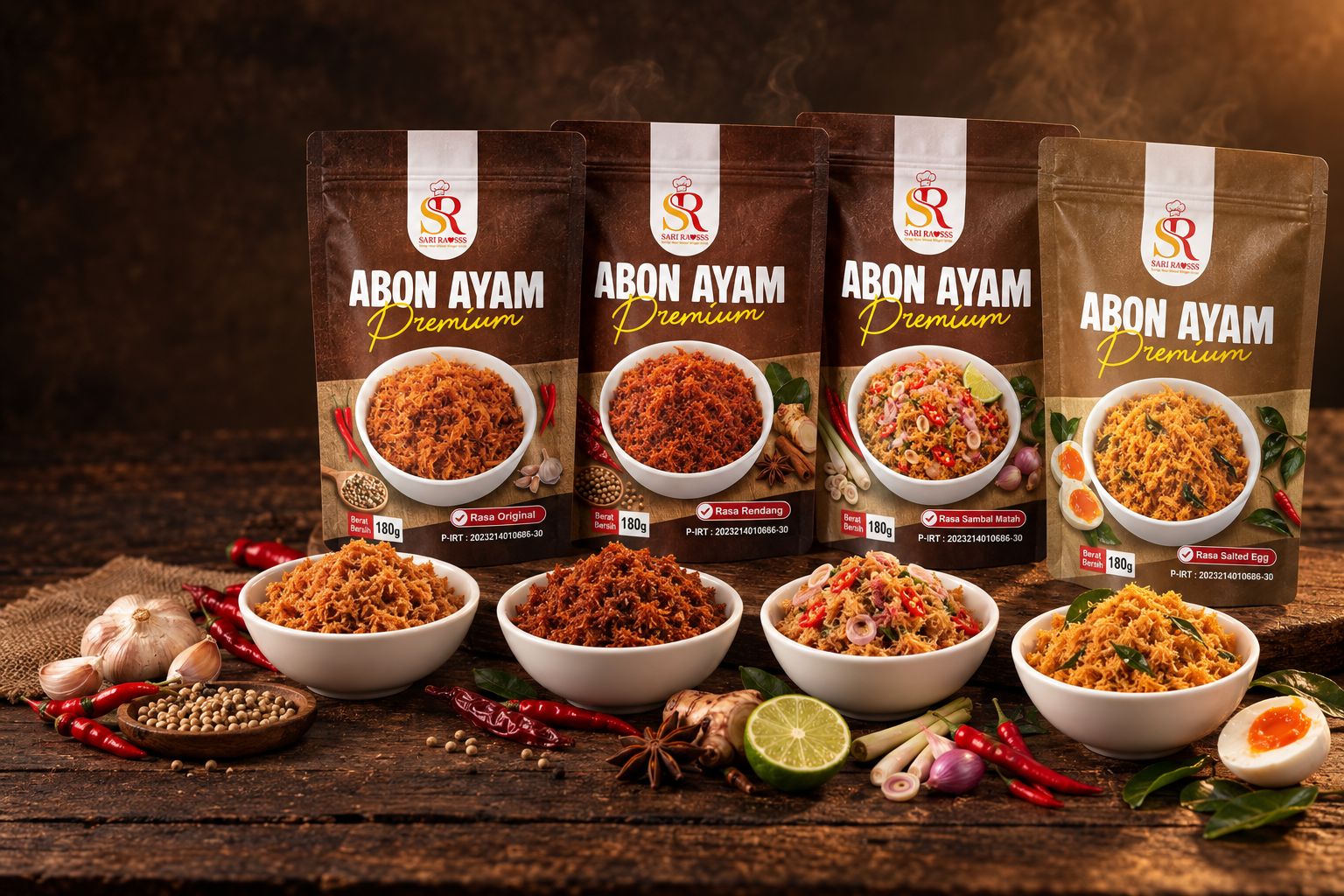 Varian Abon Ayam Premium Sari Raos