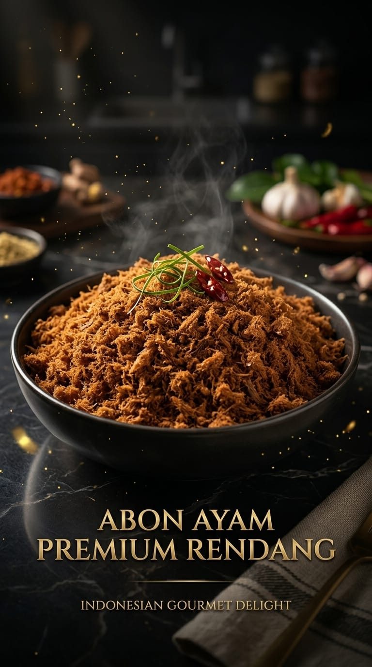 Abon Ayam Premium Rendang